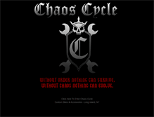 Tablet Screenshot of chaoscycle.com